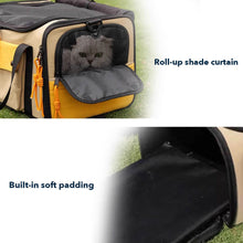 Load image into Gallery viewer, Features of Stylish Expandable Cat Carrier for Flying | MissyMoMo