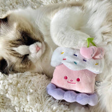 Load image into Gallery viewer, Cat with Cherry Cake Catnip Toy | Cute Toy for Cats & Kittens | MissyMoMo