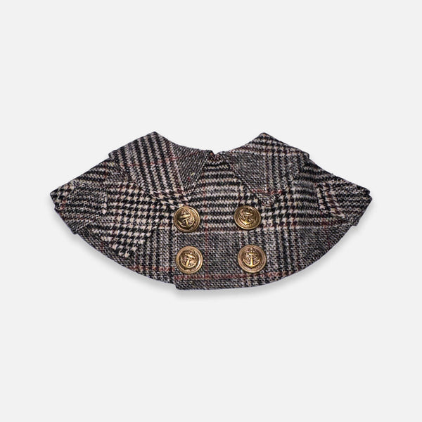 Dapper Tweed Handmade Cat Bib | Accessories for Cats | MissyMoMo