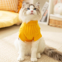 Load image into Gallery viewer, Cat in Yellow Dinosaur Sweater | MissyMoMo