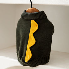 Load image into Gallery viewer, Cute Green Dinosaur Sweater for Cats & Kittens | MissyMoMo