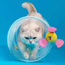Load image into Gallery viewer, Cat Playing with Fan-tastic Cat Tunnel | Cat Toy | MissyMoMo