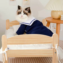 Load image into Gallery viewer, Cat in Sailor Shirt | Cat Clothes | MissyMoMo