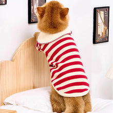 Load image into Gallery viewer, Cat in Striped Shirt | Cat Clothes | MissyMoMo