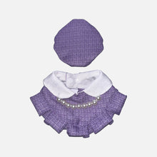 Load image into Gallery viewer, Purple Cat Hat & Bib | Handmade Cat Accessories | MissyMoMo