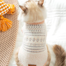 Load image into Gallery viewer, Cat in Khaki Winter Isle Fair Sweater | MissyMoMo