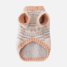 Load image into Gallery viewer, Missy Khaki Fair Isle Sweater for Cats & Kittens | MissyMoMo