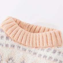 Load image into Gallery viewer, Missy Khaki Fair Isle Sweater for Cats & Kittens | MissyMoMo