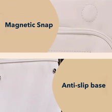 Load image into Gallery viewer, Features of Beige Collapsible Leather Cat Traveling Backpack | MissyMoMo