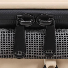 Load image into Gallery viewer, Escape-proof Zippers of Petstar Voyager Expandable Cat Backpack | Pet Carrier | MissyMoMo