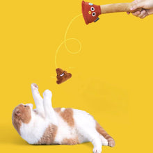 Load image into Gallery viewer, Cat Playing with Plunging Poo Cat Teaser | Funny Kitten & Cat Toys | MissyMoMo