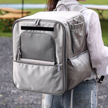 Load image into Gallery viewer, Purr Palace Tent-Like Gray Cat Carrier Backpack | MissyMoMo