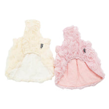 Load image into Gallery viewer, Pink And White Rose Cat Dresses | Floral Rose Cat Dresses | MissyMoMo