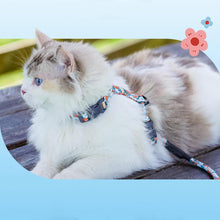 Load image into Gallery viewer, Cat on H-Style Floral Print Cat Harness | MissyMoMo