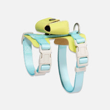 Load image into Gallery viewer, TouchCat Turquoise H-Style Cat Harness & Leash Set | MissyMoMo