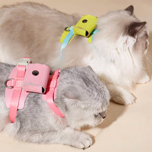 Load image into Gallery viewer, Two Cats in Pink & Turquoise H-Style Cat Harnesses | MissyMoMo