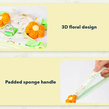 Load image into Gallery viewer, Details of Green Floral H-Style Cat Harness & Leash Set | MissyMoMo