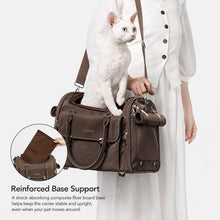 Load image into Gallery viewer, TouchDog Romy Airline Cat Carrier with Reinforced Base Support | MissyMoMo