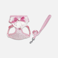 Load image into Gallery viewer, Pink Sparkle Cat Vest Harness & Leash Set