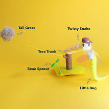 Load image into Gallery viewer, Cat Playing with Twist & Tease Snake Cat Toy | Interactive Cat Toy | MissyMoMo
