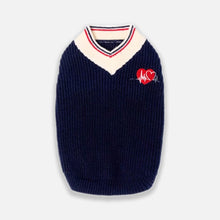 Load image into Gallery viewer, Blue Preppy Sweater for Cats & Kittens | Cat Clothes | MissyMoMo