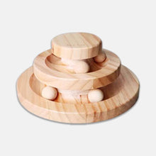 Load image into Gallery viewer, Wooden Cat Ball Track Toy | Interactive Cat Toys | MissyMoMo