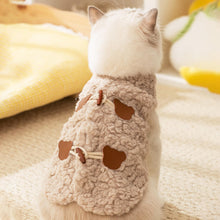 Load image into Gallery viewer, Cat in Brown Teddy Fleece Jacket | MissyMoMo