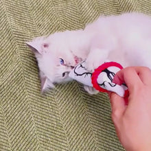 Load and play video in Gallery viewer, Power Paws Chew & Tug Pillow Toy | Cat Toys | MissyMoMo