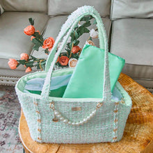 Load image into Gallery viewer, Arkika Cat Shoulder Bag in Mint Green | MissyMoMo