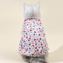 Load image into Gallery viewer, Daisy Cat Dress & Bow Set | Cat in Dress | Cat Clothes | MissyMoMo