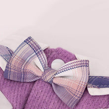 Load image into Gallery viewer, Hana Cat Dress | Purple Plaid Dress for Cats & Kittens | Cat Clothes | Dress for Pets | MissyMoMo