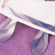 Load image into Gallery viewer, Hana Cat Dress | Purple Plaid Dress for Cats & Kittens | Cat Clothes | Dress for Pets | MissyMoMo