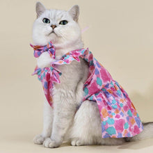 Load image into Gallery viewer, Little Princess Cat Dress & Bow Set | Dress for Cats | Cat in Dress | MissyMoMo