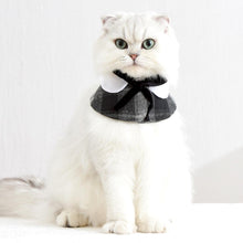 Load image into Gallery viewer, Plaid Cat Bib | Cat Accessories | Cat with Collar | MissyMoMo