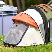Load image into Gallery viewer, Cat Backpack Showing Tent Expansion | MissyMoMo