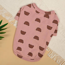 Load image into Gallery viewer, Teddy Cat T-Shirt | T-Shirt for Cats | Pet Clothes | MissyMoMo