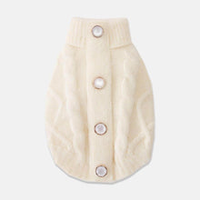 Load image into Gallery viewer, Catsby Knit Cat Cardigan | Cat Clothes | Pet Clothes | MissyMoMo