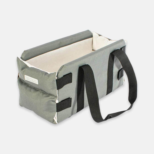 Explorer Cat Car Seat Carrier in Gray | MissyMoMo