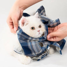 Load image into Gallery viewer, Person Putting on Fuji Cat Harness on a White Cat | MissyMoMo