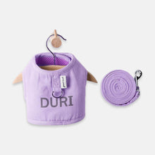 Load image into Gallery viewer, Loki Cat Harness & Leash Set in Lavender with Reflective Letters | MissyMoMo