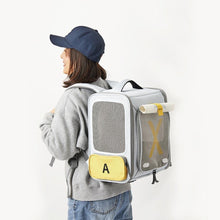 Load image into Gallery viewer, Petkit Expandable Cat Backpack | Gray Travel Carrier for Cats | MissyMoMo