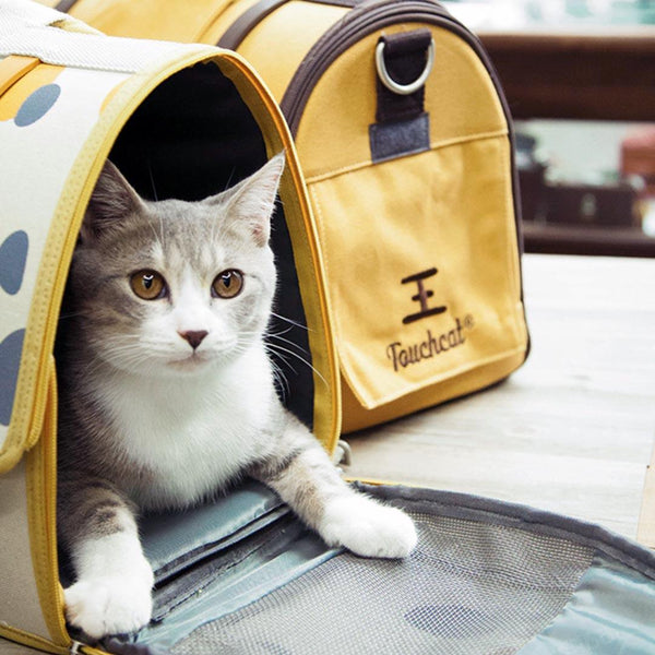 TouchCat Cat Duffle Bag Backpack | Cat Carrier for Travel | MissyMoMo