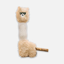 Load image into Gallery viewer, Alpaca Plush Cat Toy with Mesh Body and Silvervine Stick | Catnip Cat Toys | MissyMoMo
