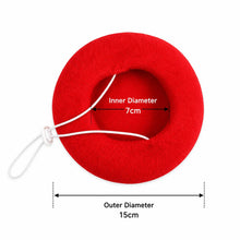 Load image into Gallery viewer, Measurements of Beret Hat for Cats | MissyMoMo
