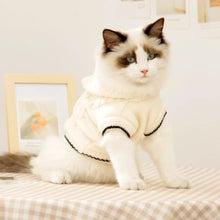 Load image into Gallery viewer, Cat in White Hooded Sweater | MissyMoMo
