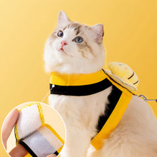 Load image into Gallery viewer, Cat in Escape-Proof Bumblebee Cat Harness | MissyMoMo

