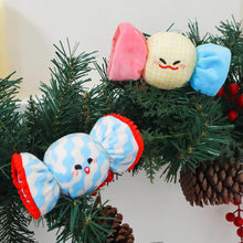 Load image into Gallery viewer, Candy Plush Cat Toys on Christmas Tree | Holiday Cat Toys | MissyMoMo
