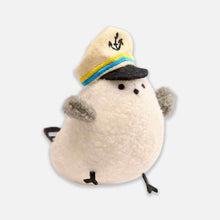 Load image into Gallery viewer, Plush Captain Seagull Catnip Cat Toy with Sailor Hat | Catnip Cat Toys | MissyMoMo
