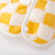 Load image into Gallery viewer, Checkered Bear Cat Jacket | Yellow Fleece Jacket for Cats | MissyMoMo
