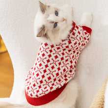 Load image into Gallery viewer, Cat in Stylish Christmas Sweater | MissyMoMo
